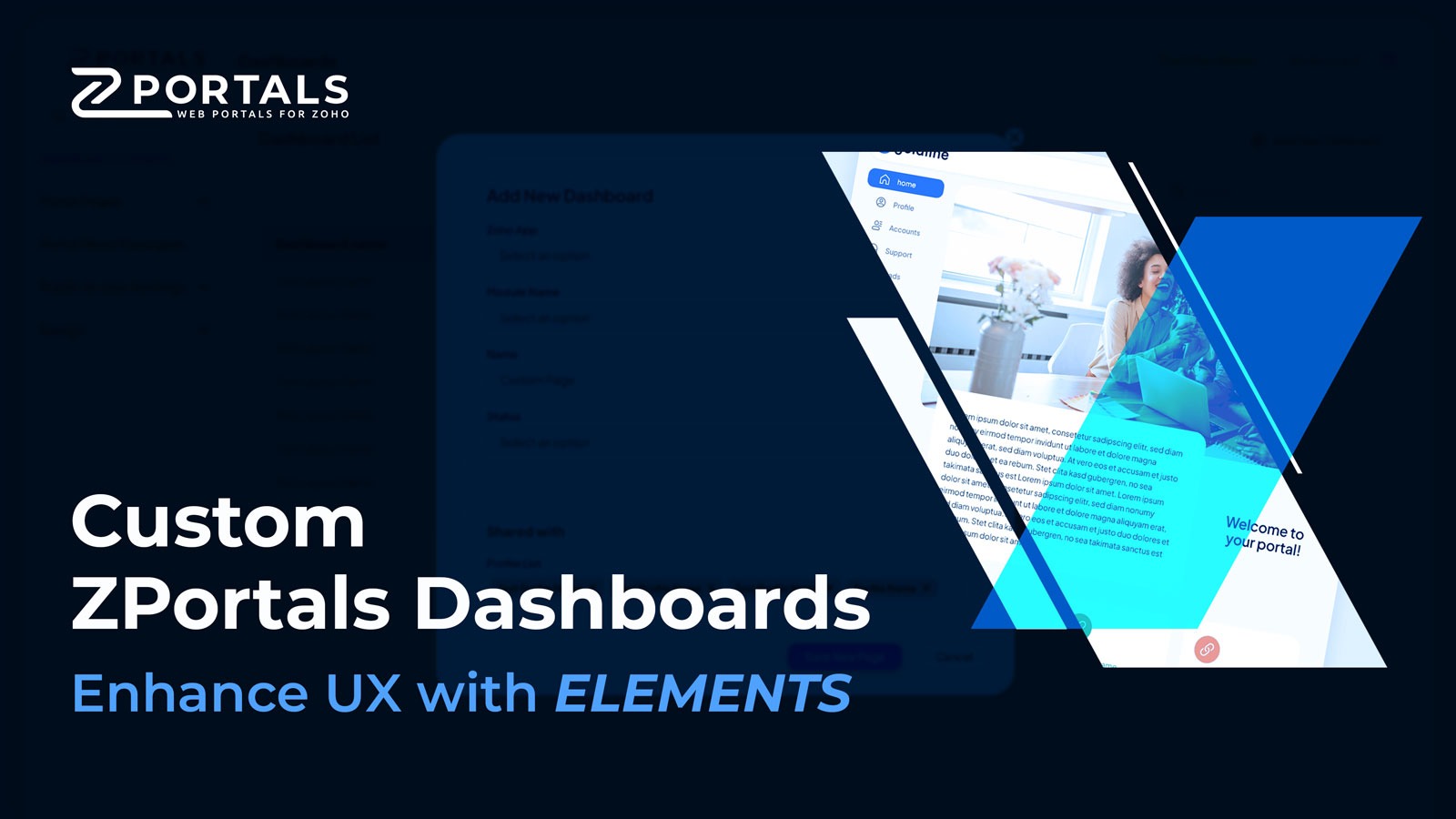 Custom ZPortals dashboards: personalize user experience with advanced elements