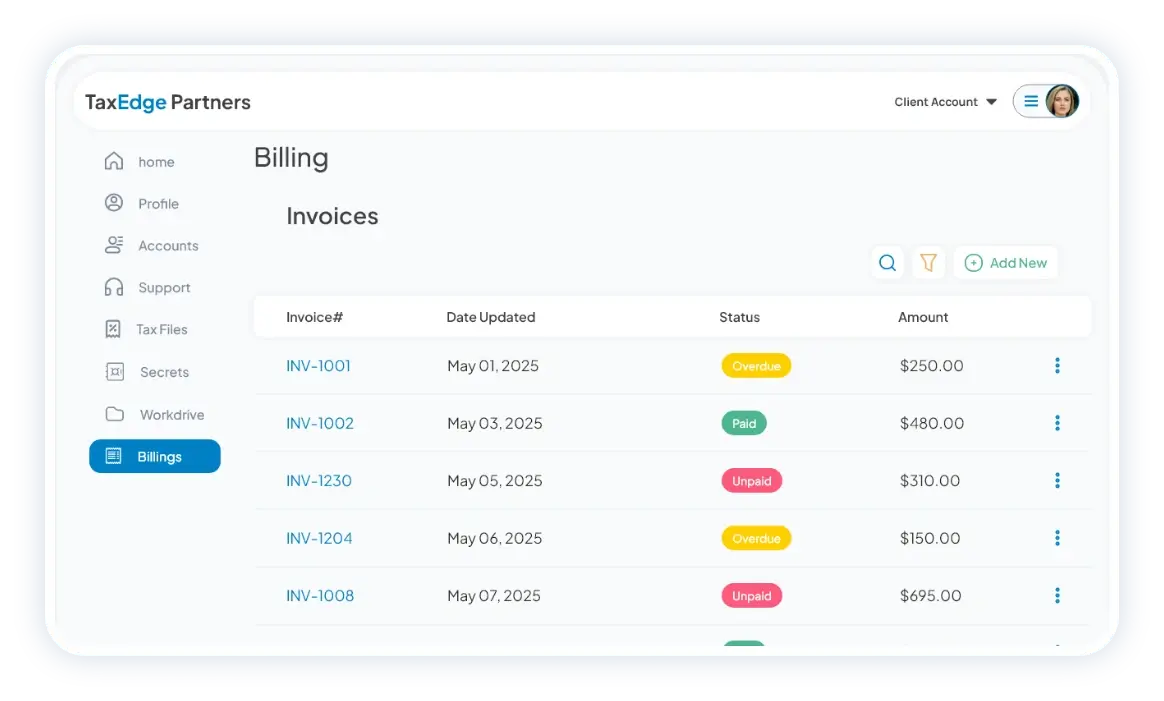 Billing & Invoices