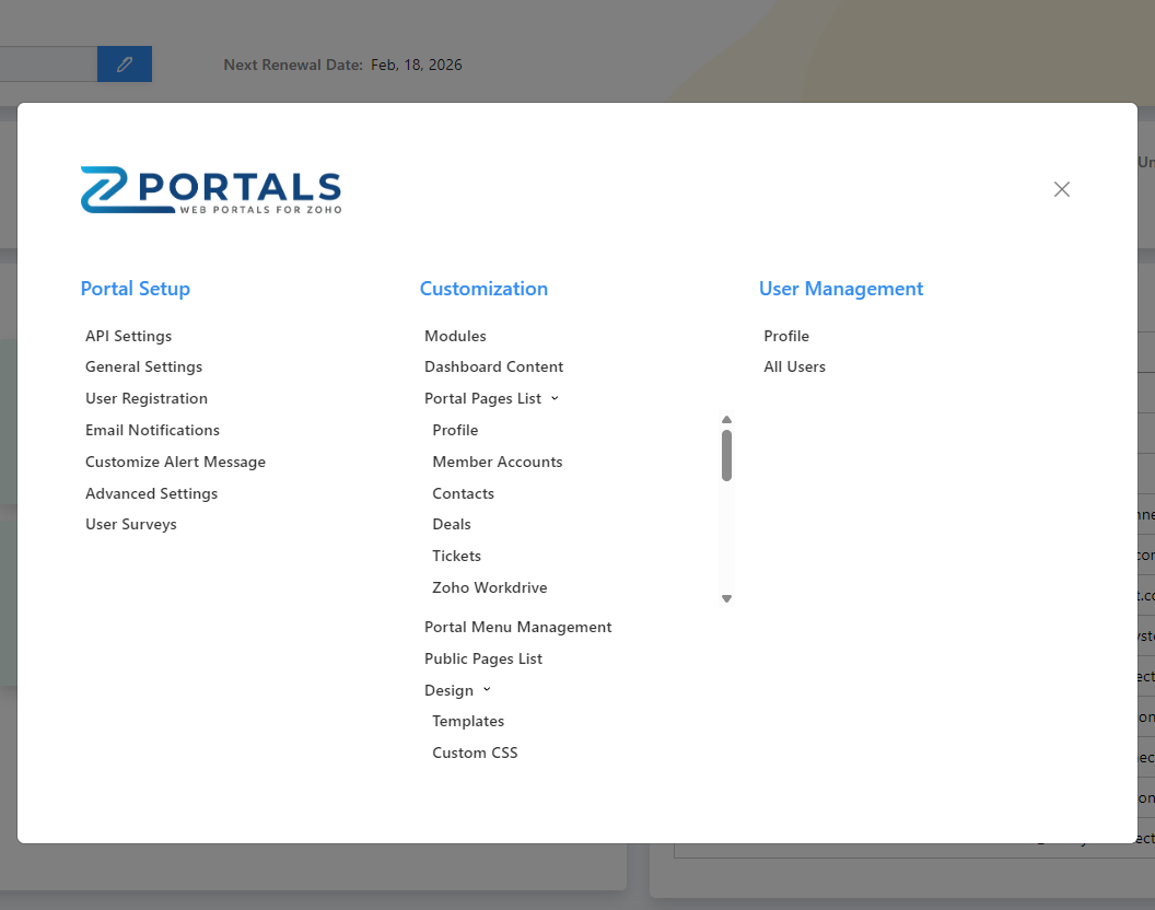 zportals-admin-panel-settings Key features premium theme