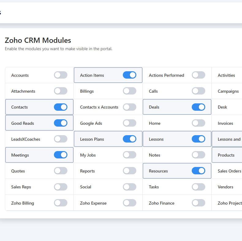 new-admin-ui-enhancements CRM Admin Screenshot
