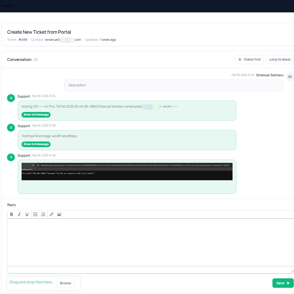 new-desk-ui Desk Ticket View